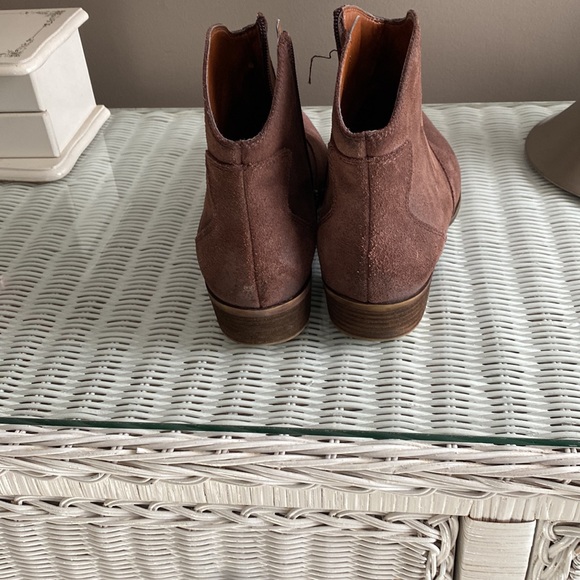 Lucky brand brown leather booties, 8.5 - Picture 7 of 8